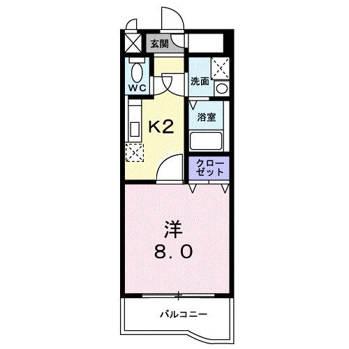 エアリーストリート（805） 間取り図画像