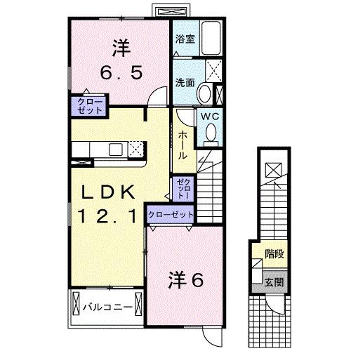 サンリット　Ⅰ（201） 間取り図画像