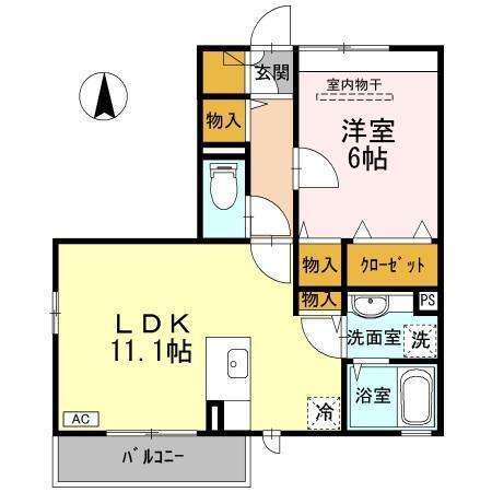Ｌｕｐｉｎｏ横尾（203） 間取り図画像