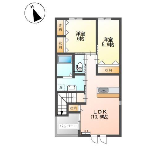 メルヴェーユⅠ 間取り図画像