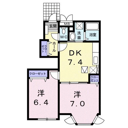 ストローガーデン（102） 間取り図画像