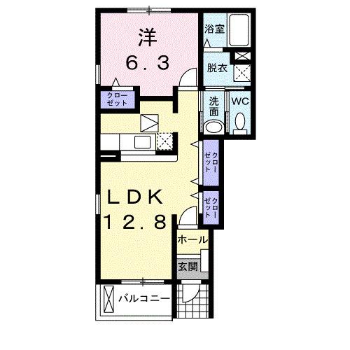 グラン・アンジュ　Ｂ（101） 間取り図画像