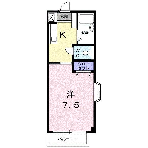宮の前ＡＰ（101） 間取り図画像