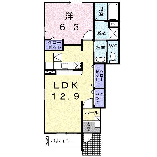 サンリット　Ⅱ（101） 間取り図画像