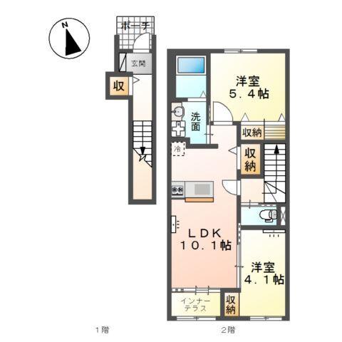 リアン鶴崎 間取り図画像