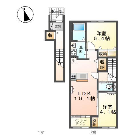リアン鶴崎 間取り図画像