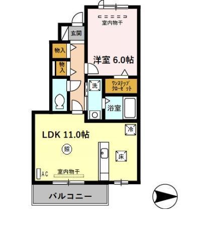 グリーンパーク古国府（103） 間取り図画像