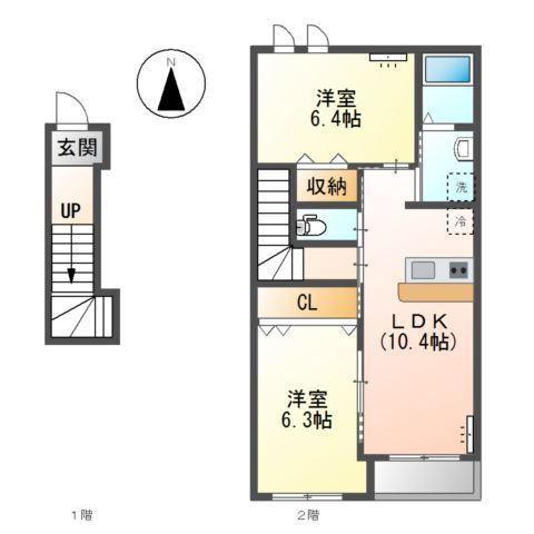 リーヴル 間取り図画像