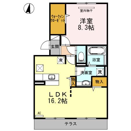 グランシャリオＧ（101） 間取り図画像