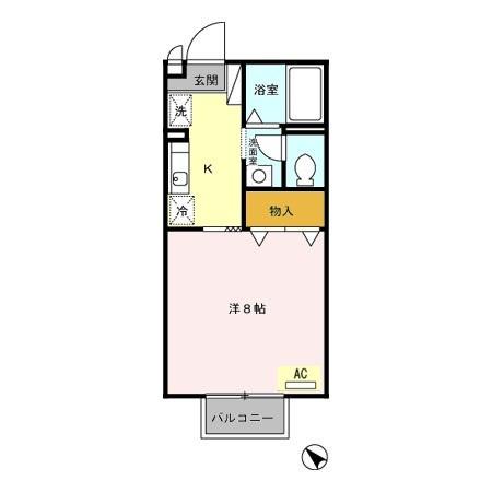 ヴォートル・サンテ（202） 間取り図画像