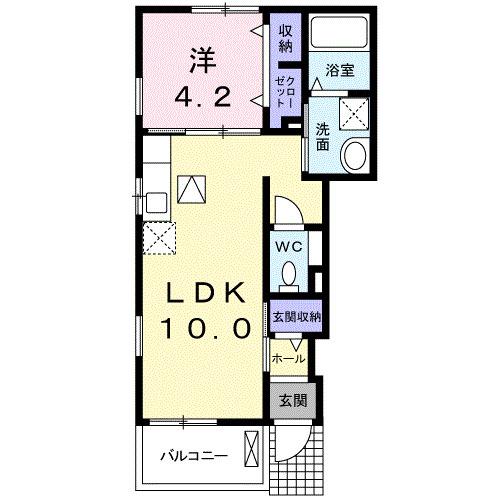 フェアリーⅤ（101） 間取り図画像