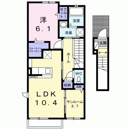 グランハイム（205） 間取り図画像