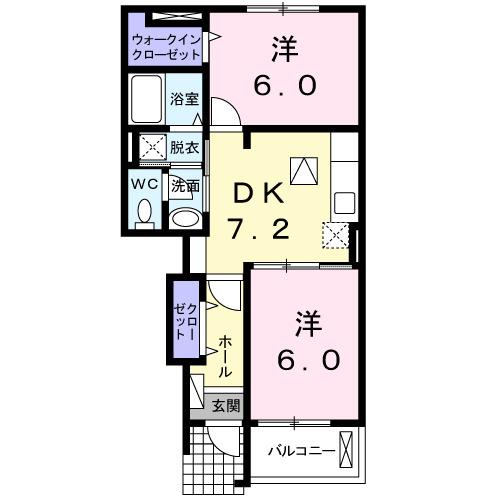 フェアリー　Ⅰ（102） 間取り図画像