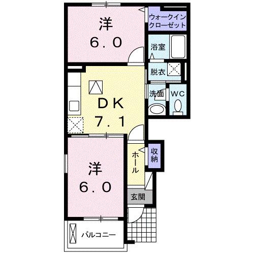カルム市原Ｃ（101） 間取り図画像