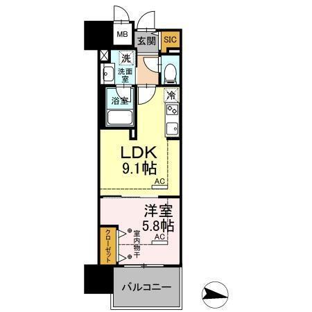 Park Avenue East（504） 間取り図画像