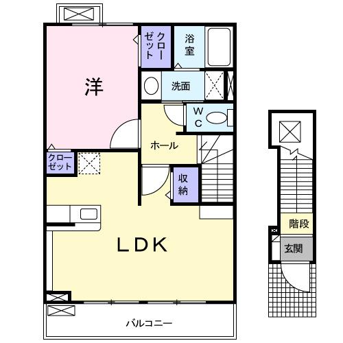 アライブ・Ｋ（202） 間取り図画像