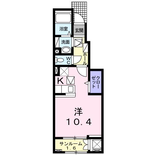 リッシュ（104） 間取り図画像