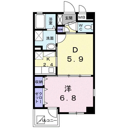 高松マナーハウス（103） 間取り図画像