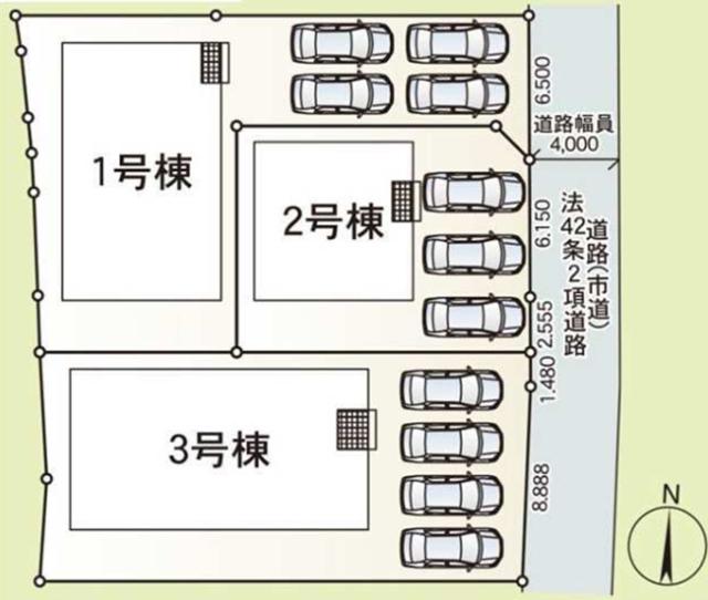 クレイドルガーデン細第１　２号棟 土地画像