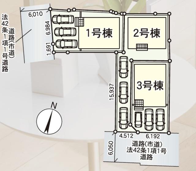 クレイドルガーデン浜町東第２　３号棟 土地画像