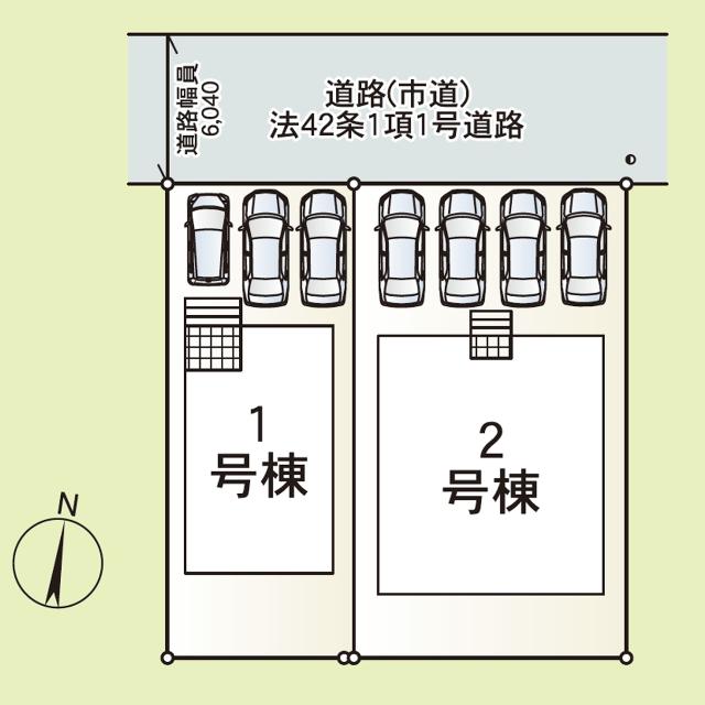 クレイドルガーデン萩原第３　１号棟 土地画像