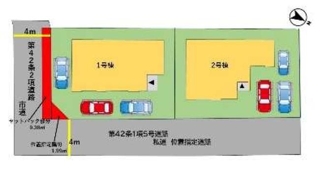 YKT大字上野１期　１号棟 土地画像