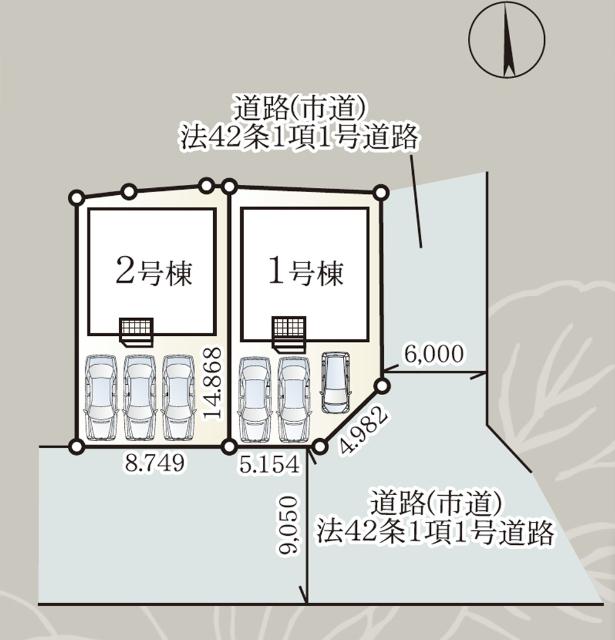 クレイドルガーデン森町西第２　１号棟 土地画像