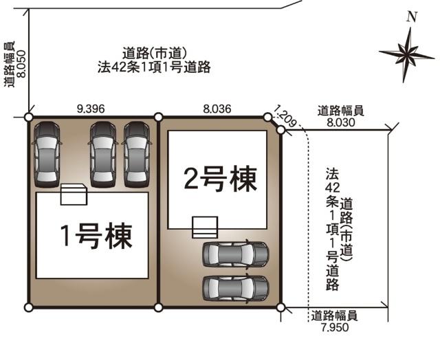 クレイドルガーデン碩田町第１　１号棟 土地画像