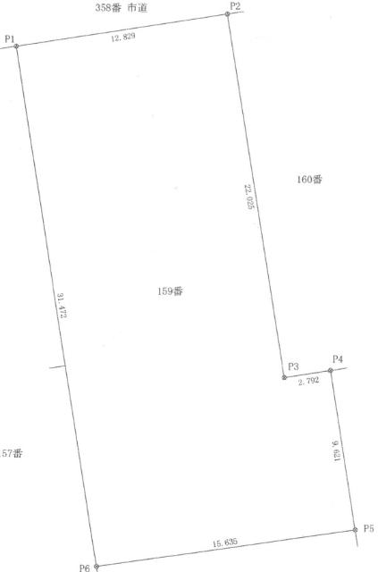 新栄町売土地 区画図