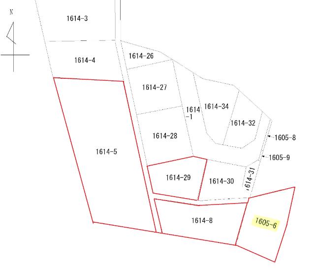 大分市大字鶴崎売土地 区画図