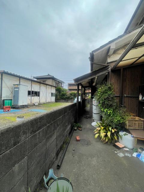 大分市日岡売地 前面道路含む現地写真