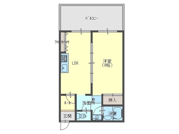 北葛城郡王寺町本町マンション 間取り図画像