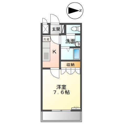 サンパレス友が丘 間取り図画像