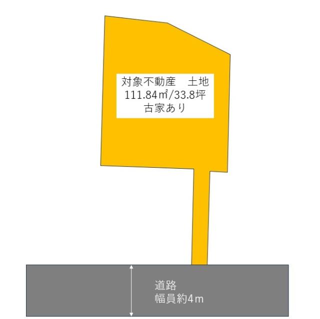 王寺町本町1丁目　土地 区画図