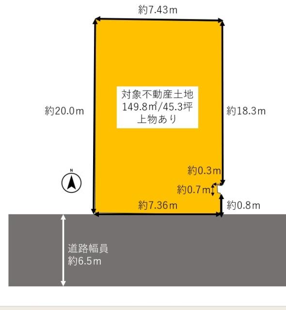 三郷町勢野東１丁目　土地 区画図