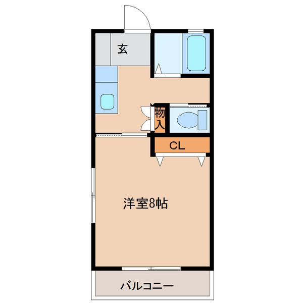 ブライトハウス（105） 間取り図画像