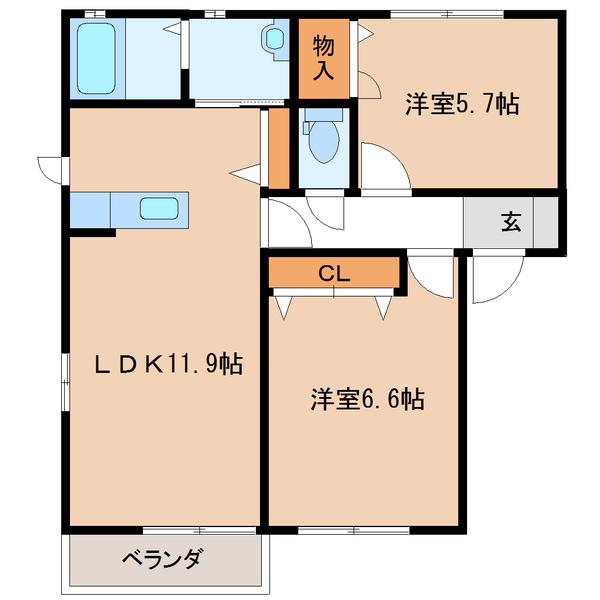 カーサ・ラフィネA 間取り図画像
