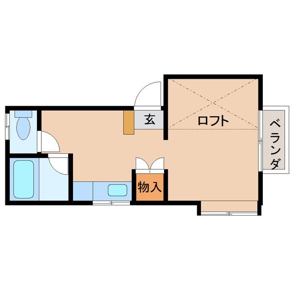 モンパレス三条第四３号館（202） 間取り図画像