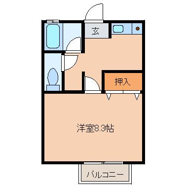 イーストリバースガーデンプレイス（101） 間取り図画像