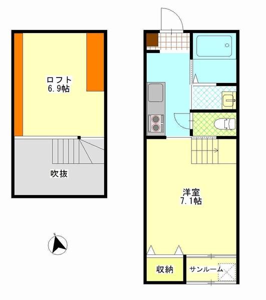 タイムズスクエア（205） 間取り図画像