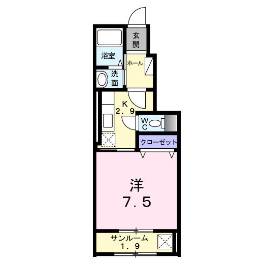 メゾン・エスポワール（102） 間取り図画像