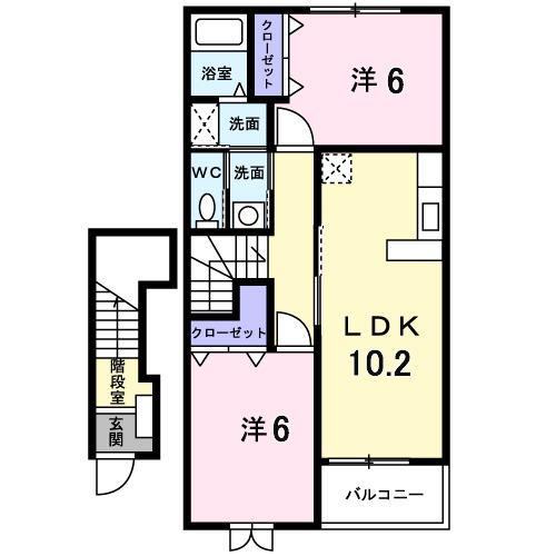 ライゼカーサＡ（202） 間取り図画像