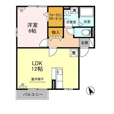 リベール　Ａ/Ｂ/Ｃ（B201） 間取り図画像