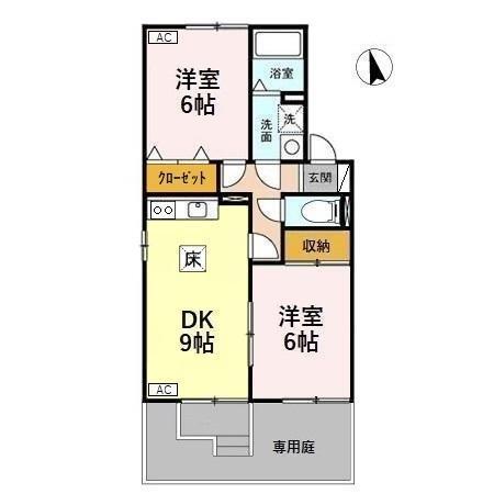 ベルウッド　Ａ（105） 間取り図画像