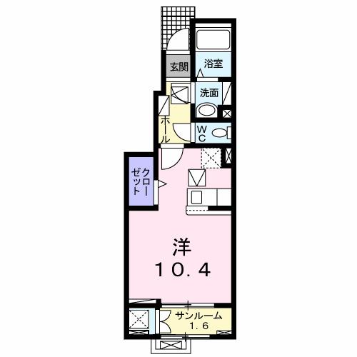 メロウ　デイズ（102） 間取り図画像
