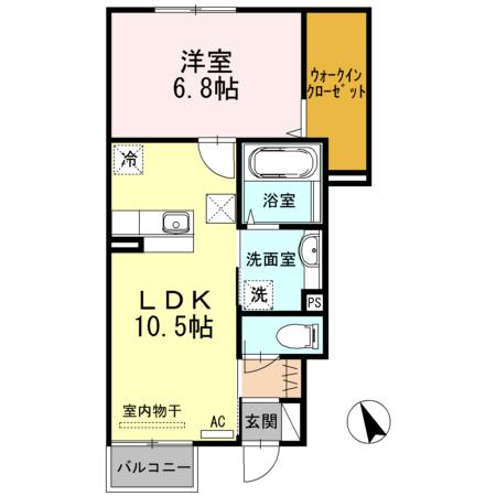 アーバンレジデンス　Ａ（103） 間取り図画像
