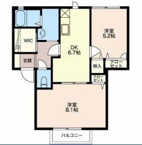 フォーレスM（202） 間取り図画像