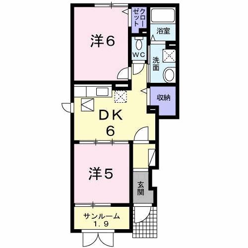 シャルム大郷町Ａ（101） 間取り図画像