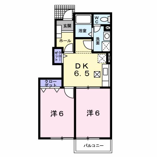 スィート　レクチェⅠ（102） 間取り図画像