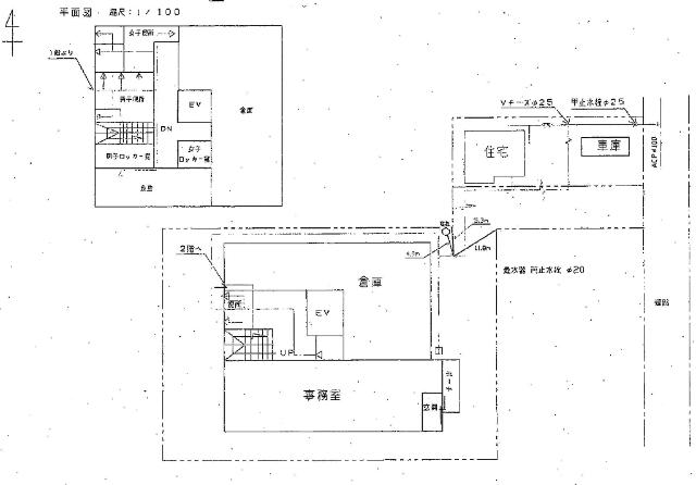 投資用　三条市林町売り事務所 間取り図画像